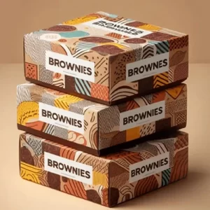 Custom brownie charcuterie gift packaging box printed USA