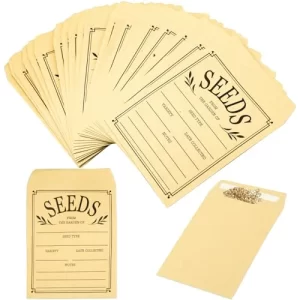 Custom kraft seed packet envelope printed wholesale USA