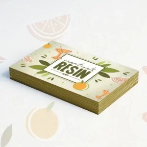 Custom resin art gift packaging box with foam insert USA