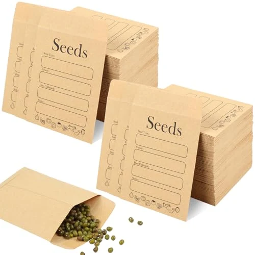Garden seed packet envelope packaging custom logo wholesale
