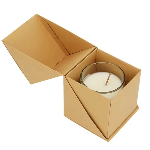 Luxury candle cloche glass dome box custom packaging USA