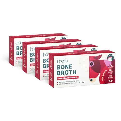 Printed bone broth carton box for health food brands USA